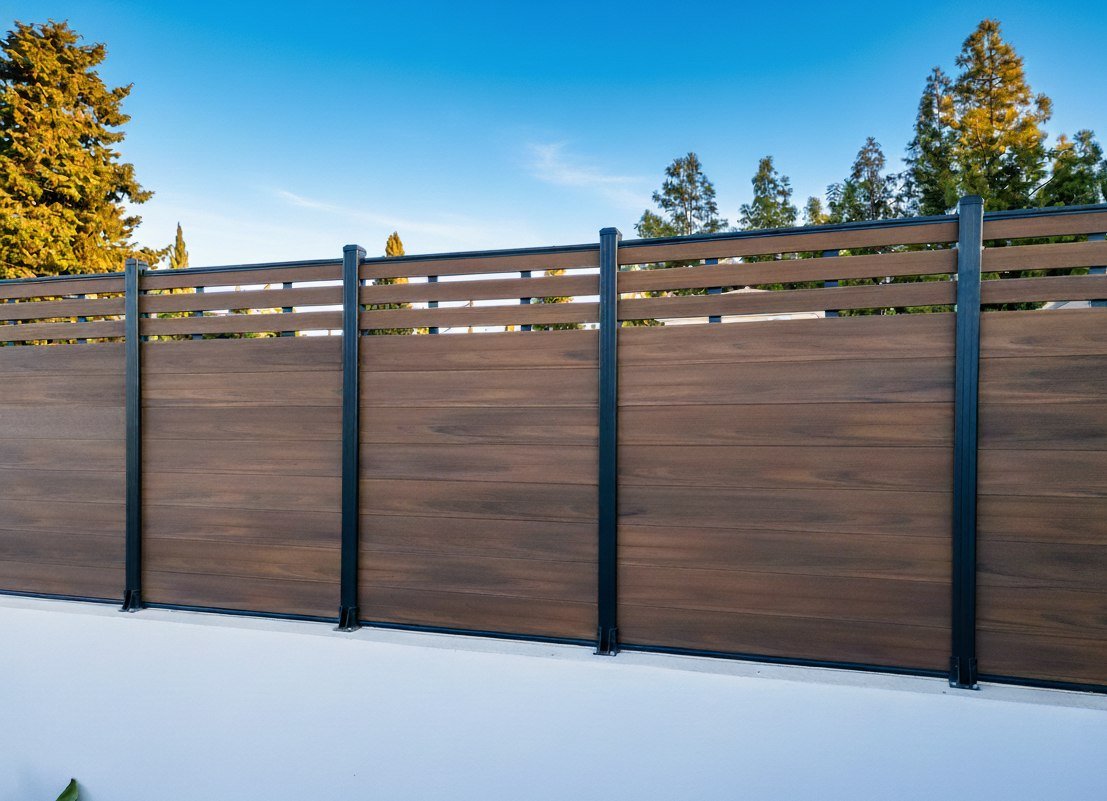 Mid-Trellis Fence
